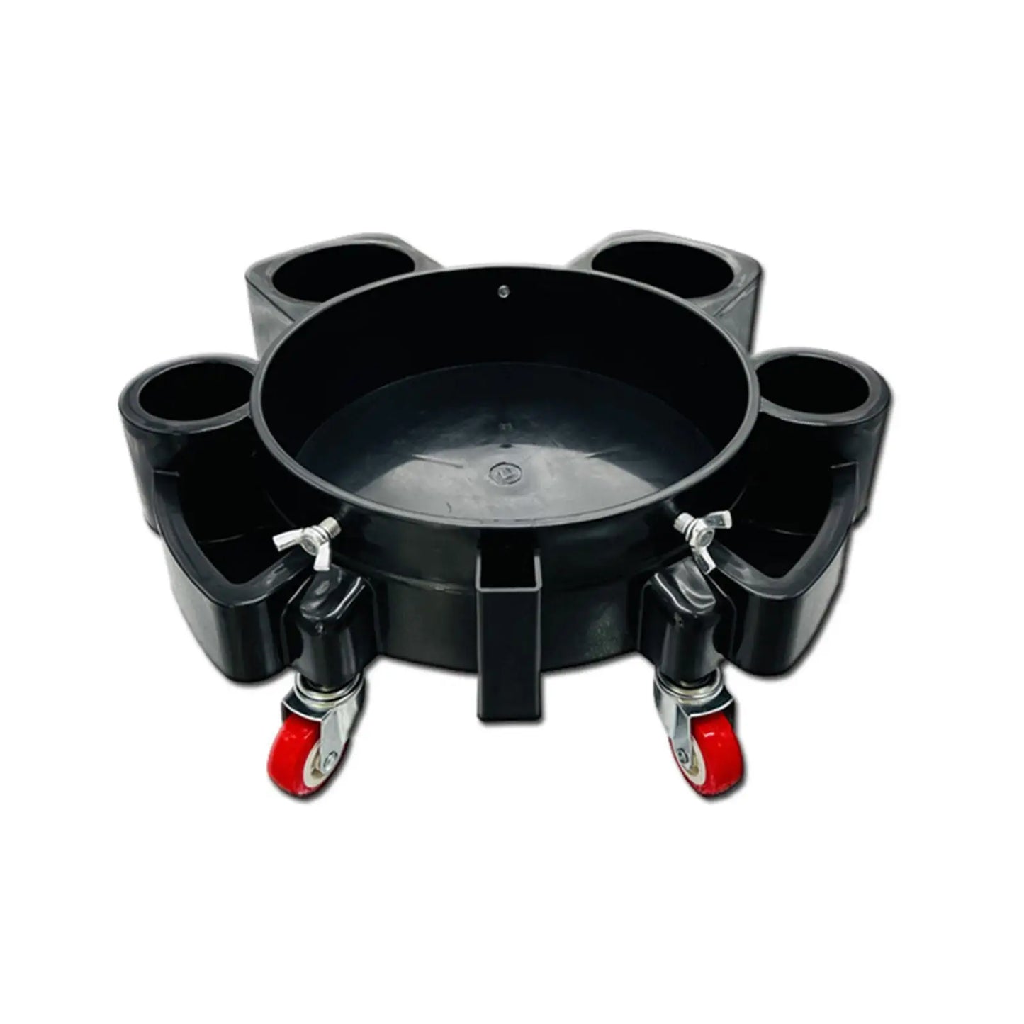 Bucket Dolly Black Rolling Bucket Dolly for Car Washing Detailing System