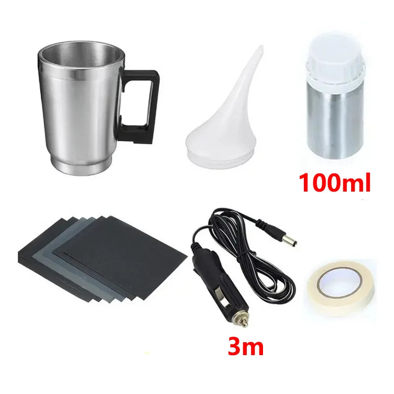 Car Headlight Restoration Kit Headlights Liquid Polymer Repair Polish Kit Headlamp Anti-Scratch Detailing Cleaning Maintenance