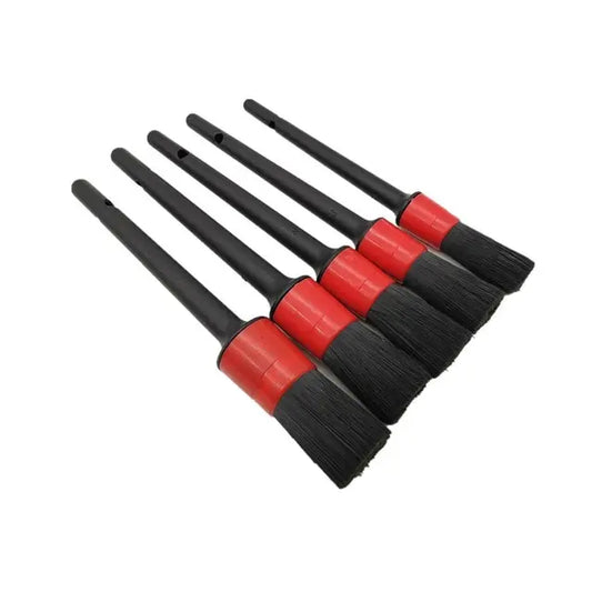 5pcs Car Wash Brush Soft Brush Detail Brush Automotive Interior Cleaning Tools Air Conditioner Air Outlet Cleaning Brush